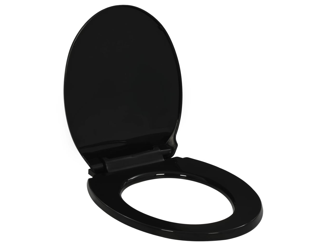 Tampo De Sanita Vidaxl Preto Polipropileno