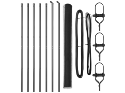 Conjunto 1 Cerca Para Jardim Vidaxl Cinzento Aço (10 X 1,6 M)