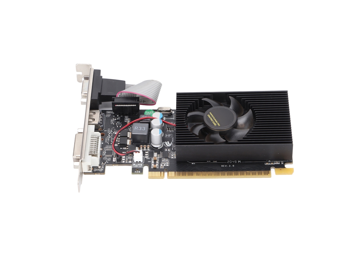 Placa De Vídeo Gt220 1gb Ddr3 Gpu Para Jogos Com Eficiência, Baixa Temperatura E Baixo Ruído