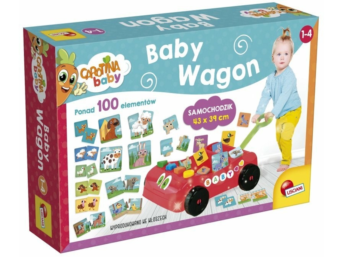 Carrinho de bebé Carotina Baby Wagon Game Container 57733 Lisciani P6