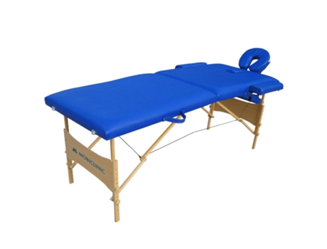 Marquesa de Massagens Portátil MOBICLINIC Apoio de Cabeça Portátil Madeira 186X60 cm Azul cm -01 Light