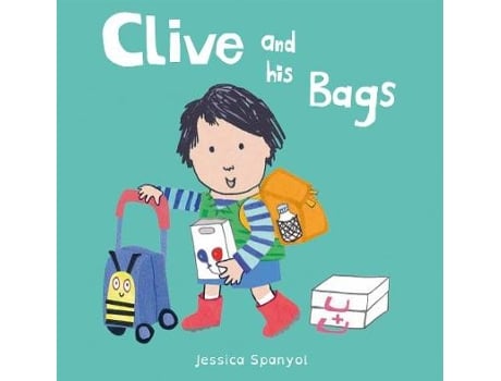 Livro clive and his bags de jessica spanyol (inglês)