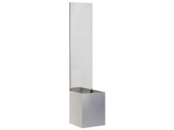 Conjunto 1 Tela De Jardim Vidaxl Prateado Aço (32 X 32 X 150 Cm)