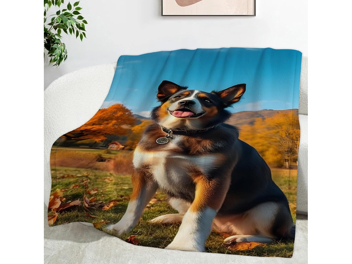 Manta de Pele Carneiro Prairie Blanket 150x200 Cm Multifuncional Macia e Aconchegante em Flanela Ideal para Es