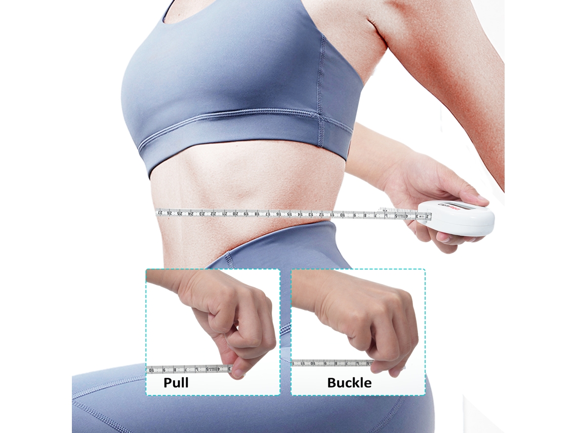 YURU Fita Métrica Inteligente Gemred para Medidas Corporais com App Bluetooth, 60in/150cm