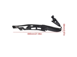 Faixa De Vedação Do Farol Do Para-choque Dianteiro Para Bmw Série 5 F10 F11 Oem 63117240368 63117240367 Adesivo De Proteção De Autoadesivo