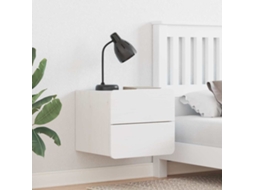 Vidaxl Mesa-de-cabeceira Com Gaveta Branco 39 X 34 X 33 Cm