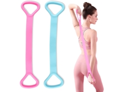 Faixa Elástica de Látex Natural Omni-Band para Treinamento de Força, Ioga e Pilates - Com Pegada Antiderrapante, Ideal para Viagens e Uso Doméstico