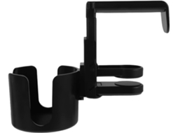 Suporte Para Fones De Ouvido E Porta Copos Garneck Em Abs, Design Moderno, Dupla Funcionalidade, Economiza Espaço Para