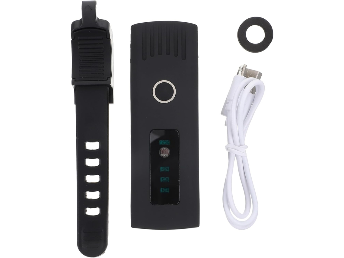 Luz Frontal Inteligente Para Bicicleta, Em Plástico, Fácil De