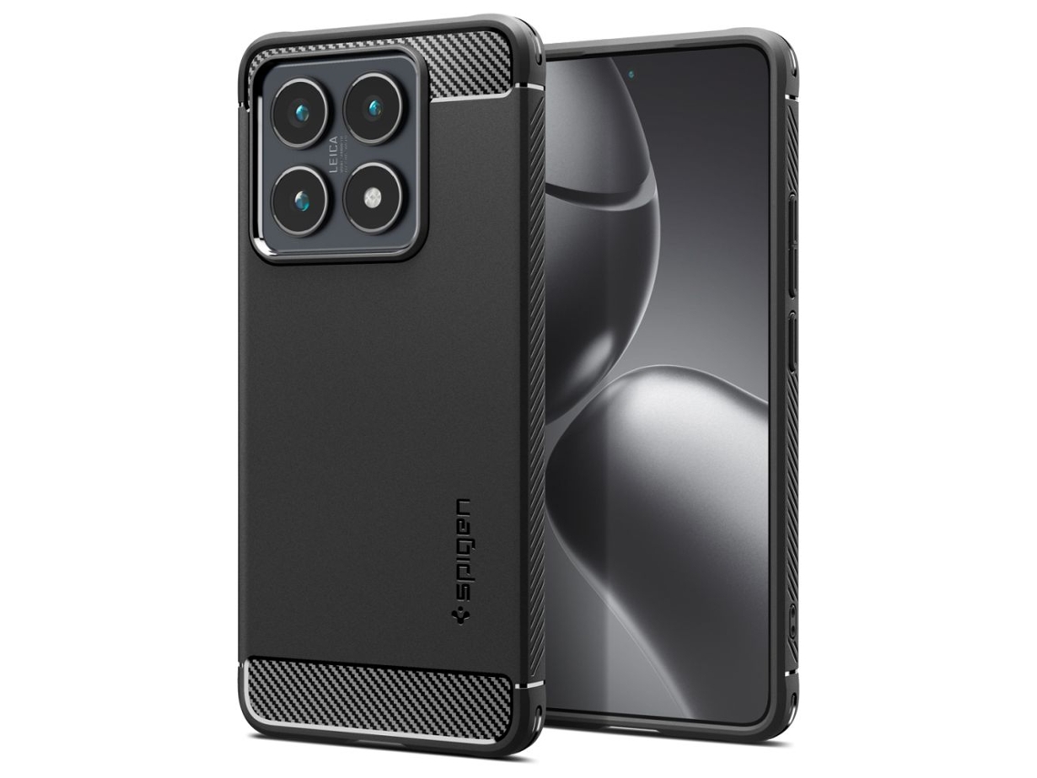 Capa Spigen Rugged Armor Para Xiaomi 14t Pro Ideal Para Uso Diário