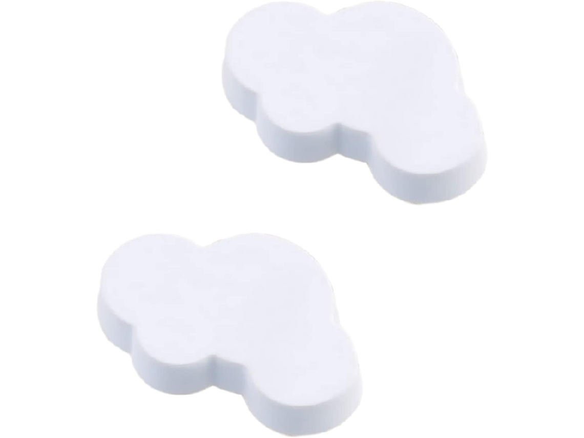 Conjunto De 2 Puxadores Pequenos Para Cômoda, Com Desenho Animado, Em Borracha, Para Portas E Gavetas De Armários