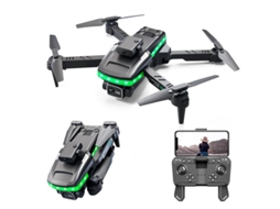 Mini Drone com Câmera 4K HD para Evitar Obstáculos em 360 Modelo: S160 Duração da Bateria: 15 Min Preto YIZHOOD