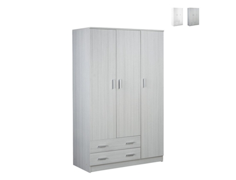 Guarda-roupa moderno guarda-roupa quarto 3 portas 2 gavetas Mell