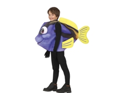 Fato de peixe azul famoso para criança