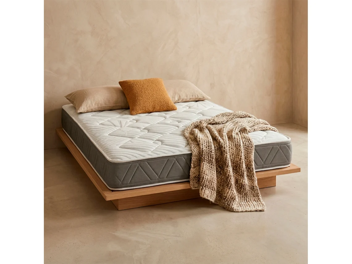 Colchão de Molas Ensacadas+visco ROYAL SLEEP Ceramic Pocket (80x190cm - 26 cm)