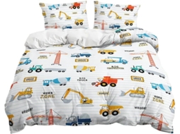Capa de Edredom Infantil em Microfibra Fronha 50x75 Cm, 140x200 Cm