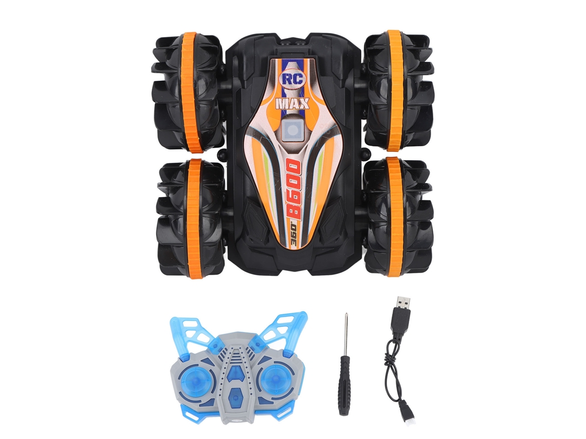 Carro De Controle Remoto 2.4ghz Stunt Duas Lado Para Crianças Acima De 8 Anos Veículo Anfíbio