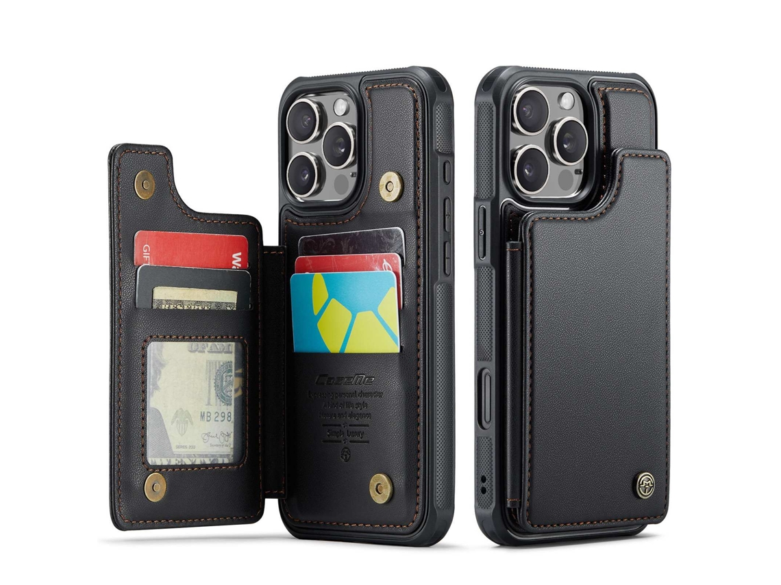 Capa Flip Para Iphone 17, Preta