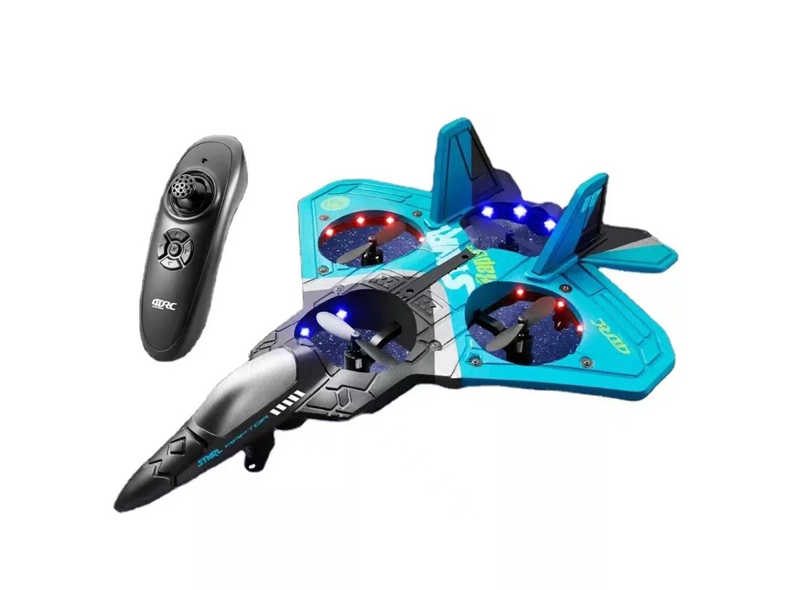 Avião De Controle Remoto V17, Drone De Espuma Epp Bestvite (duração Da Bateria 15 Min Azul)