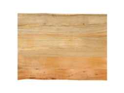 Vidaxl Tampo De Mesa C/ Borda Viva 70x60x2,5 Cm Mangueira Maciça