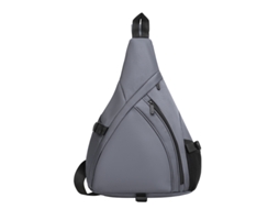 Bolsa de Peito MDUG casual e elegante, simples, grande capacidade, para ciclismo (cinza)