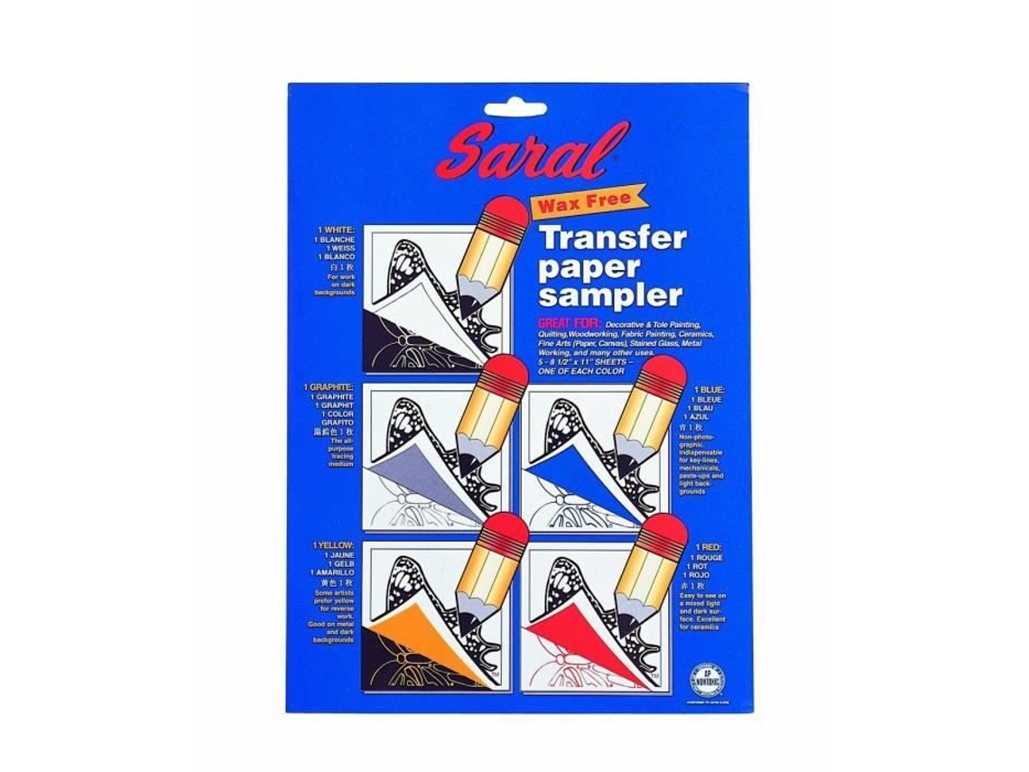 Transferência De Papel - Saral - Pacote Com 5 - Multicolorido - 21x29.7 Cm - Não Gorduroso