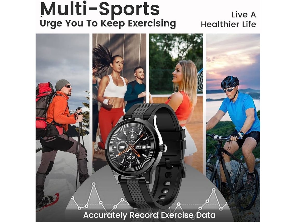 Smartwatch VEANXIN E61223 Prateado