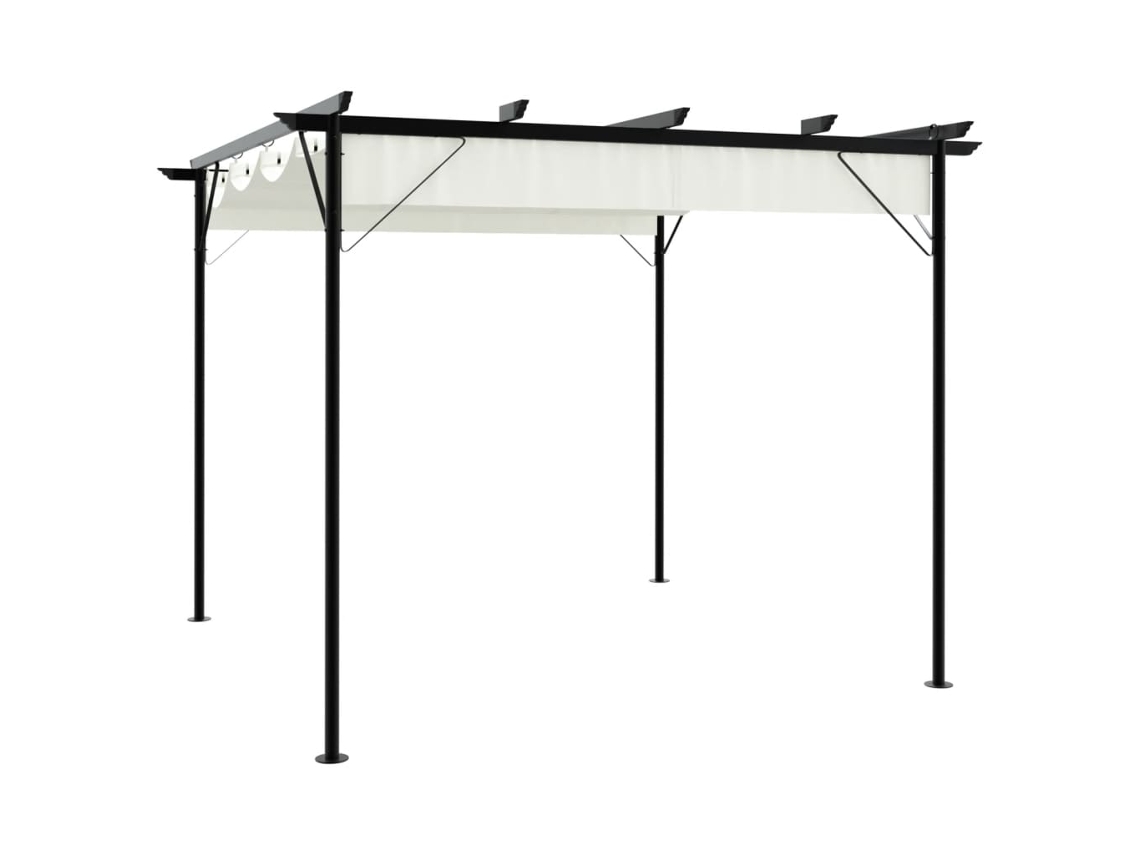 Pergola, Pergolas Vidaxl Creme Aço (n/a)