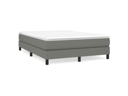Box Spring Bed Frame, Box Spring Bed Frames Vidaxl Cinzeto Tecido (140 X 190 Cm)