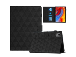 Capa Para Tablet Lenovo Tab M11/xiaoxin Pad 11 2024 Em Couro Com Textura De Diamante.