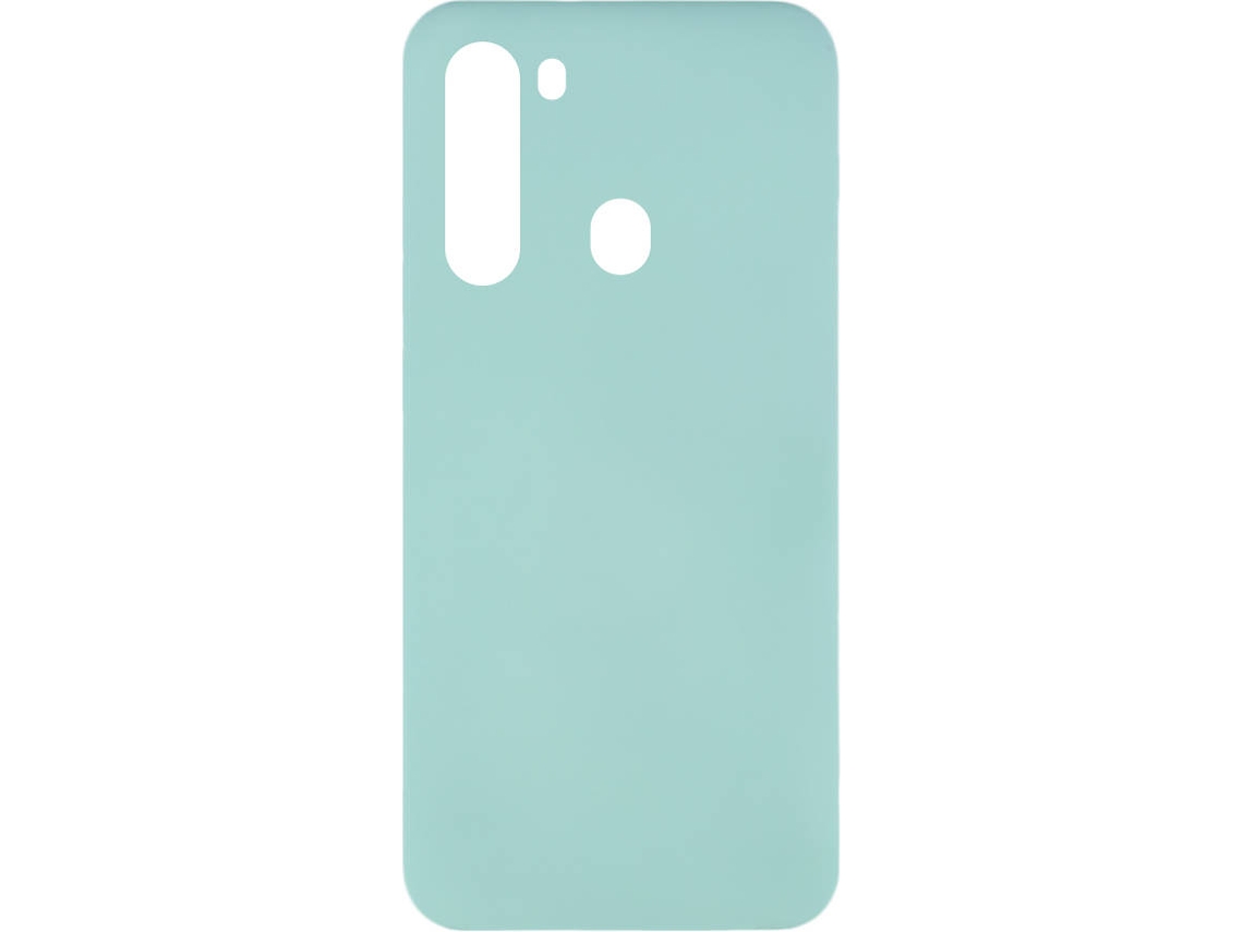 Capa Samsung Galaxy A21 SKYHE Silicone Líquido Verde Água