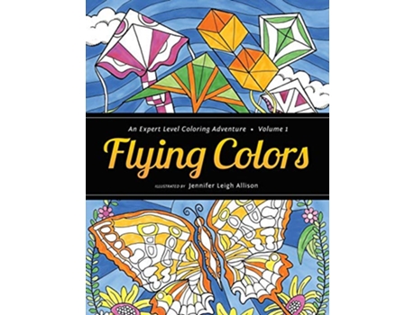 Livro Flying Colors An Expert Level Coloring Adventure de Jennifer Leigh Allison (Inglês)