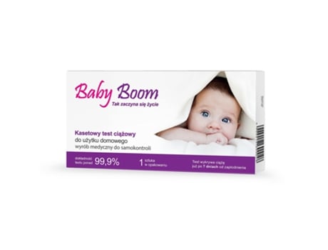 Teste De Gravidez, Baby Boom, Formato Em Cassete, 1 Unidade Paso Trading