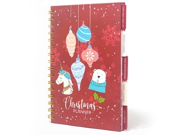Caderno de Natal Tamanho A5 para Planeamento