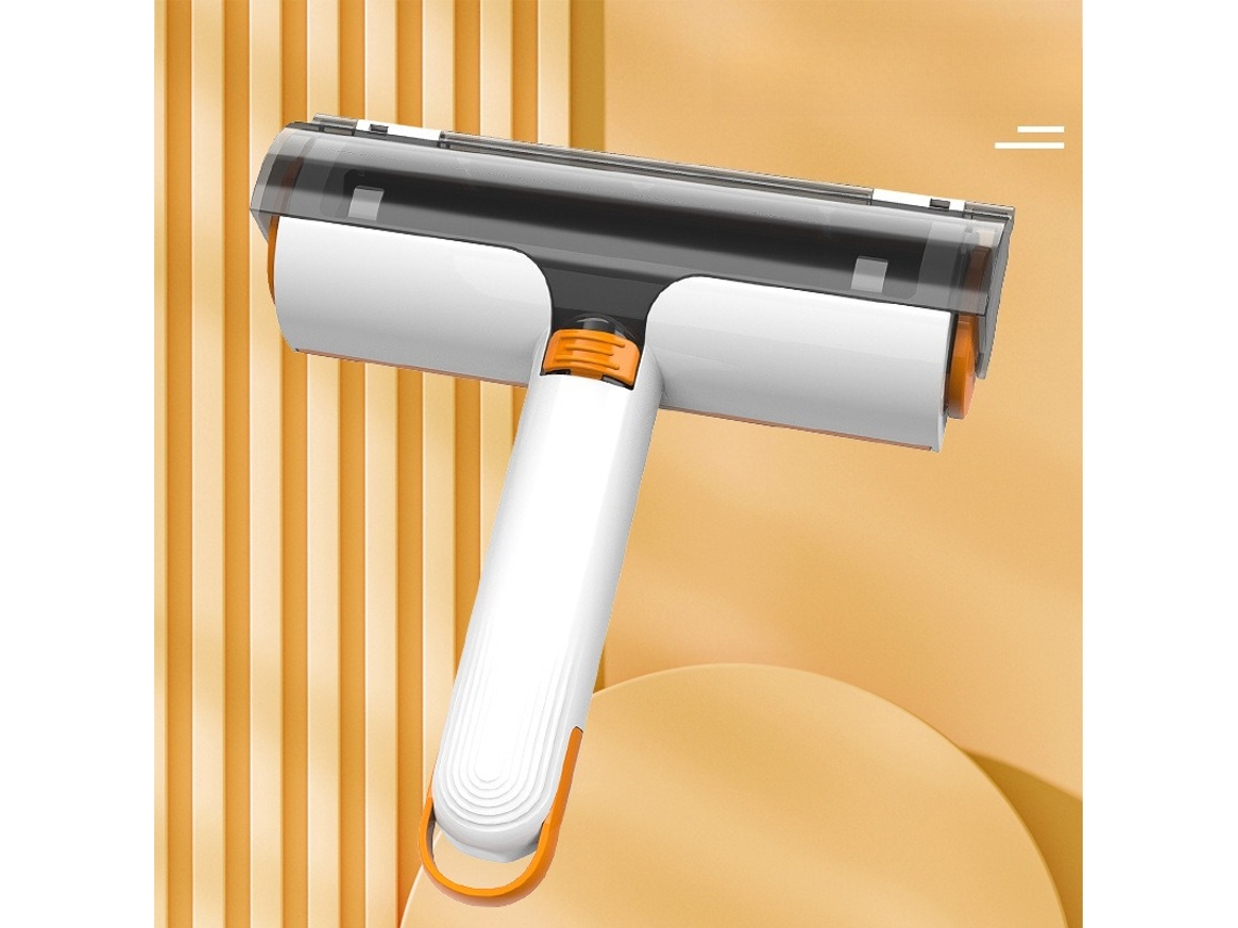 Removedor De Pelos Pet Portátil Hexinyigjly Lavável, Rolos Adesivos Reutilizáveis, Para Roupas E Estofados Laranja Laranja