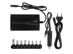 Adaptador De Energia (uso Duplo Em Casa E No Carro, Carregamento Universal Com 8 Adaptadores)