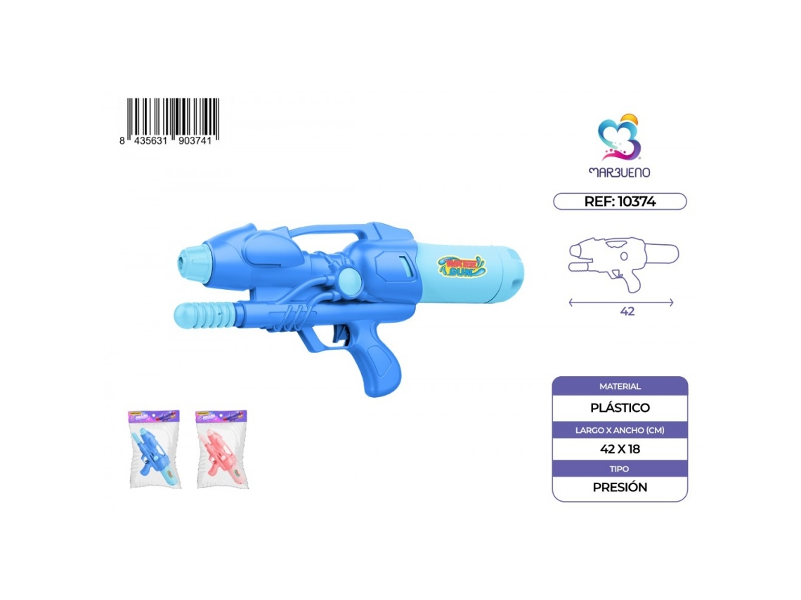 Pistola De Água Marbueno Para Jardim E Praia 42x18 Cm Marbueno Summer