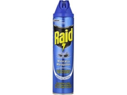 Insecticida Raid Spray Moscas e Mosquitos 600 Ml Preco Uni. Venda Multiplos 1