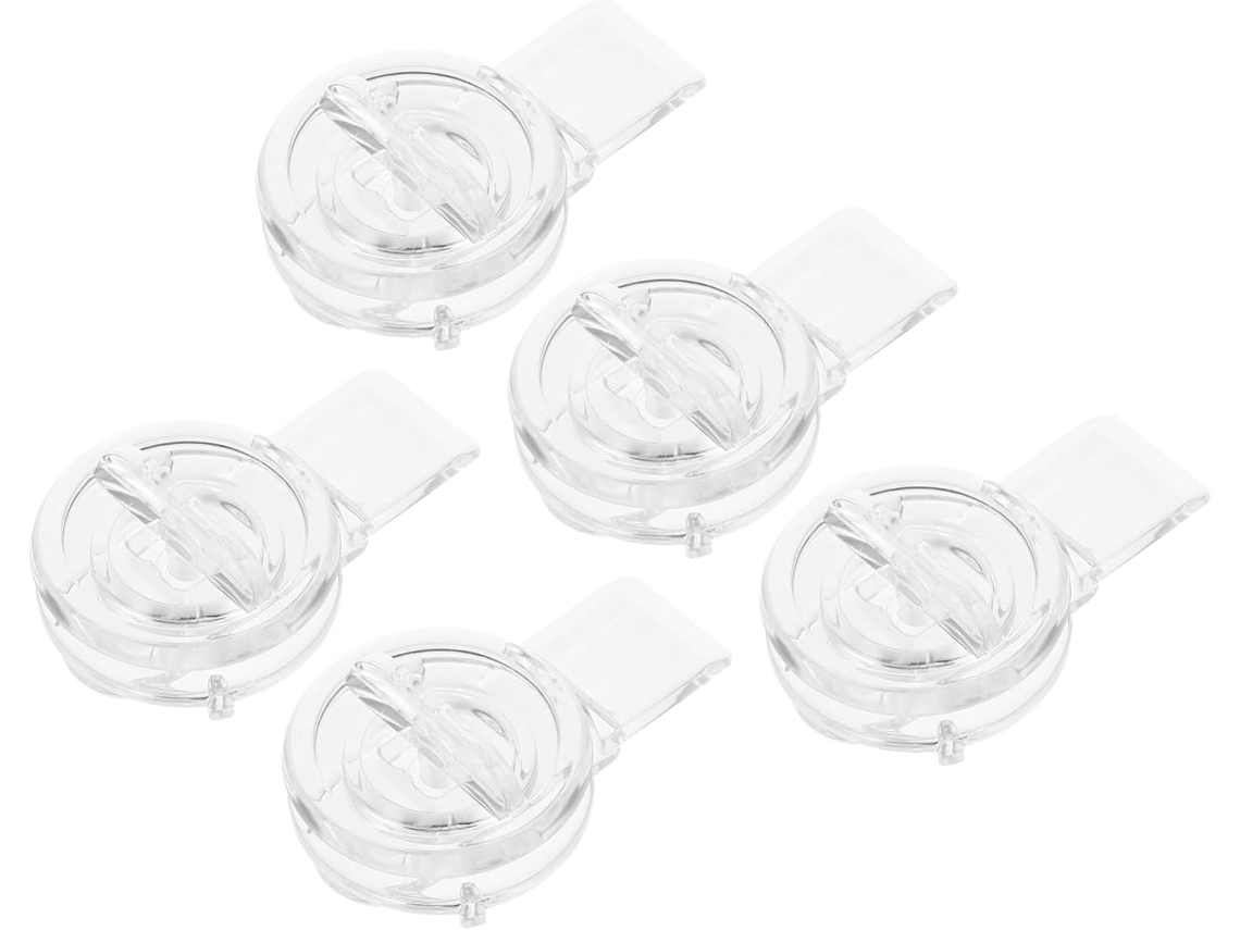 Conjunto De 5-fechos Acrílico Transparente Para Portas Deslizantes, Resistentes E, Para Caixas De Madeira, Decorativos