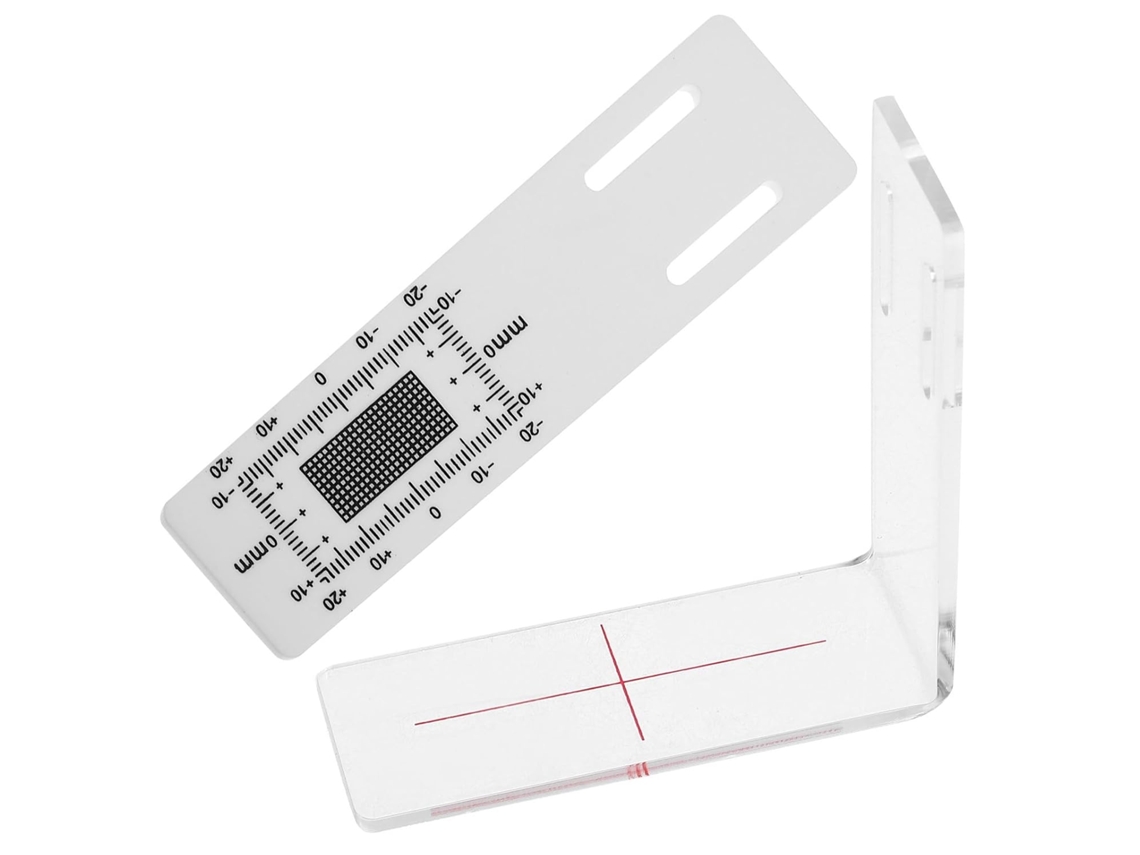 Lurelia Régua Multifuncional Portátil Compacta Plástico Branco Para Escritório E Desenho Profissional