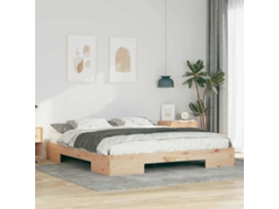 Vidaxl Estrutura Da Cama Castanho 200 X 200 Cm