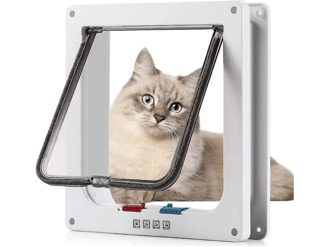 Porta Magnética Xl E Cães Pequenos, Branca, Com Túnel