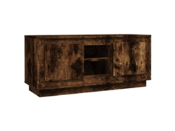 Tv Cabinet, Tv Cabinets Vidaxl Marrom Madeira Processada (n/a)