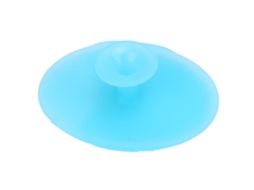 Pincel De Banho Silicone Para Bebê Macio Escova Facial Exfoliador Cabeça Azul