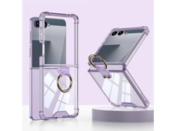 Capa Para Celular Gkk Com Airbag E Anel Para Samsung Galaxy Z Flip7 5g