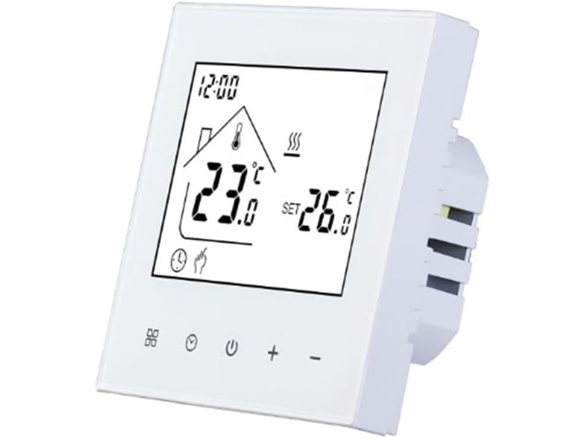 Termostato Elétrico Semanal Para Aquecimento De Piso Radiante, Painel De Controle
