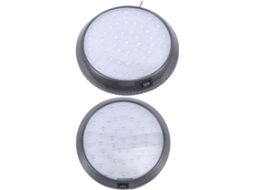 Conjunto De 2 Luzes De Teto Led Para Carro, 46 Luzes Brancas, Formato Redondo