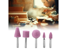 5pcs Kits De Ferramentas Rotativas De Lixamento E Polimento Cabeças De Lixadeira Elétrica Acessórios Set 6mm