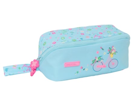 Mala de transporte grande quadrada para bicicleta reciclada SAFTA 20 x 10 x 10 cm.